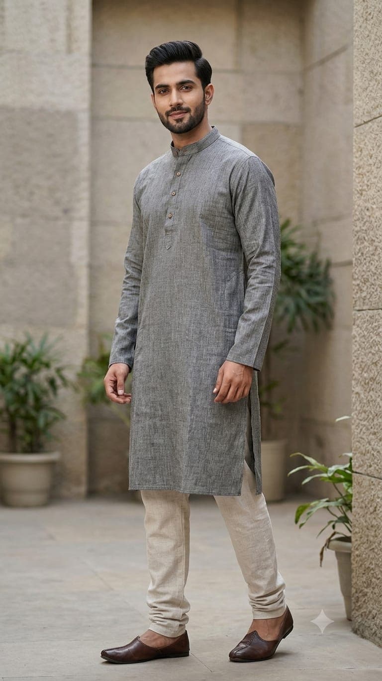 Silver Ash Panjabi