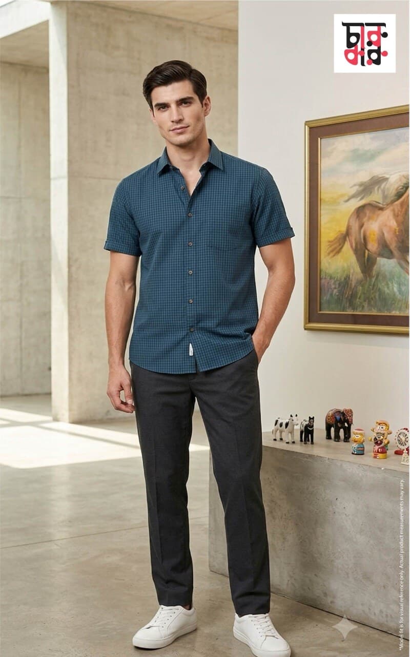 Blue Check Shirt